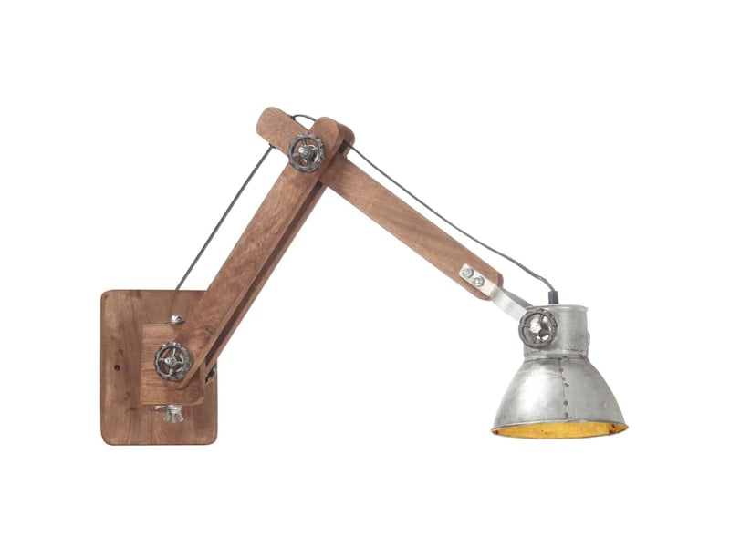  Lampe murale, applique murale style industriel argenté rond e27  - Conforama B