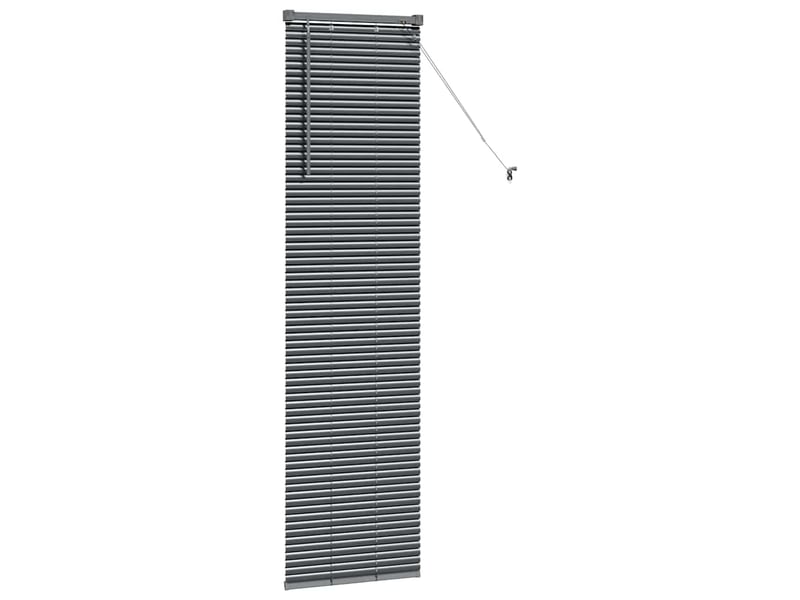Store vénitien, store de fenêtre gris foncé 175 x 45 cm 25 mm aluminium cf47900 - Conforama E