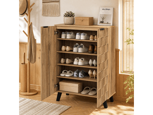 Meuble à chaussures 15 paire(s)  <strong>DESVIAE</strong>  <strong></strong> coloris bois foncé