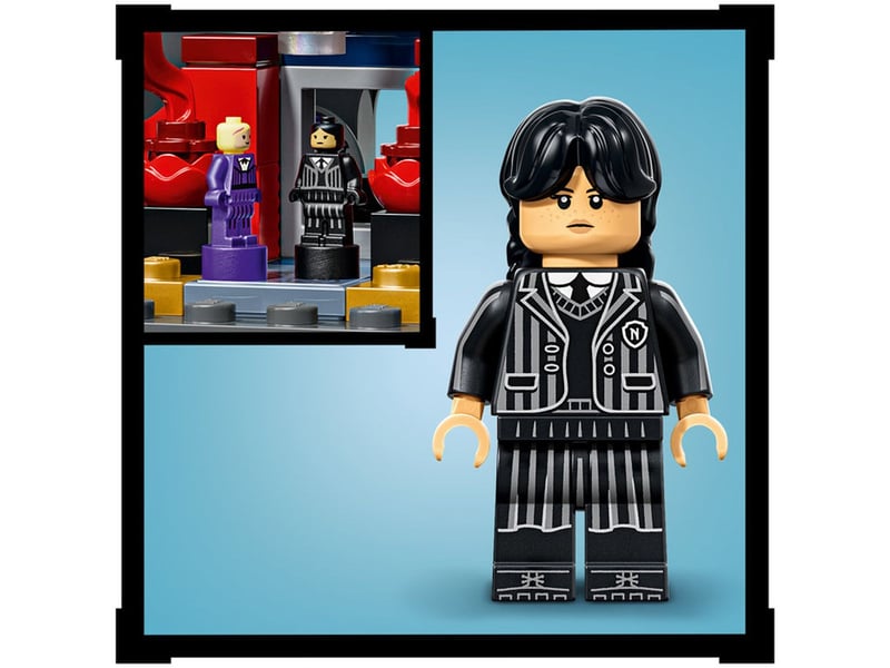  Lego mercredi 76788 nevermore académie gothique set de construction avec micro-figurines 76788 - Conforama D