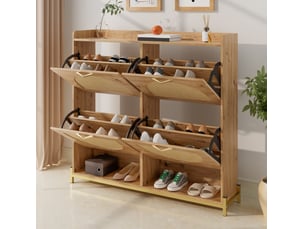 Meuble à chaussures 20 paire(s)  <strong>MODENUIT </strong>  <strong></strong> coloris naturel