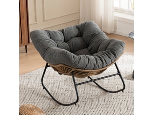 Fauteuil fixe  <strong>ROLIPO</strong> Tissu gris