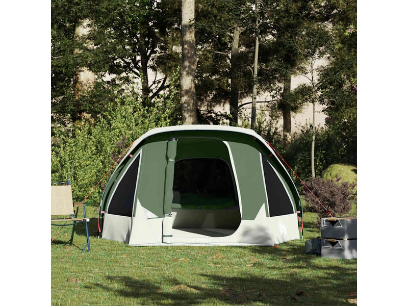 Tente de camping de cabine 4 personnes vert imperméable shl189 - Conforama D