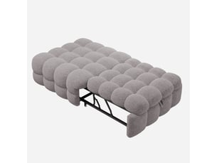 Lit gigogne 70x180 cm <strong>REDOM</strong>  <strong></strong> coloris gris