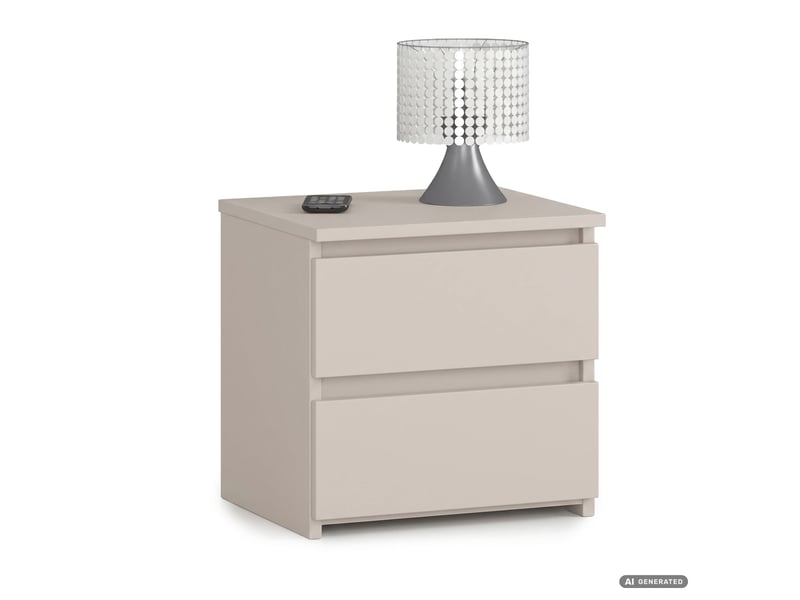  Table de chevet cl2 cachemire 40 cm 2 tiroirs 40x35x40 cm CL2 - Conforama A