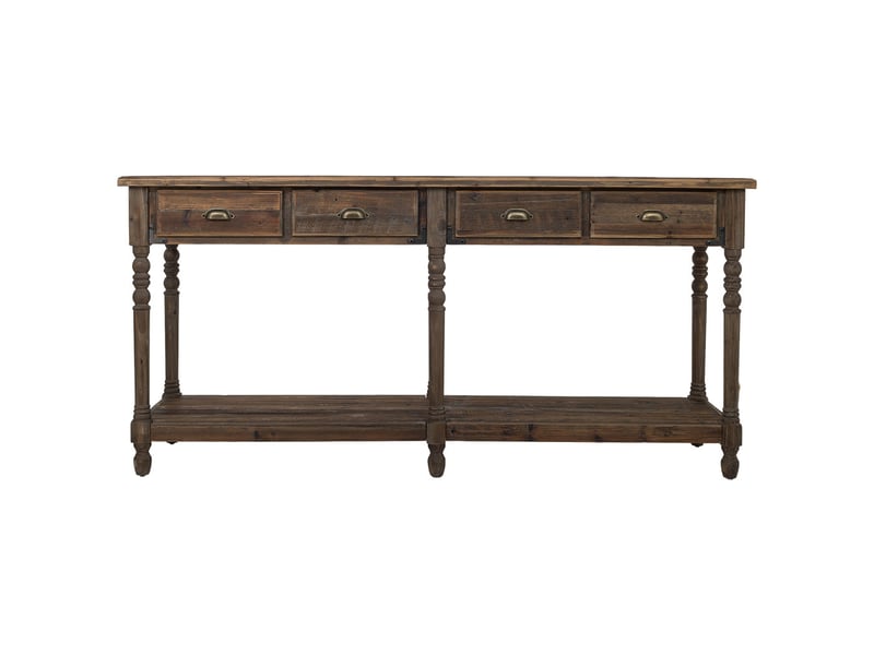 Meuble d'entrée en bois marron 190x50x90,5 cm h  - Conforama B