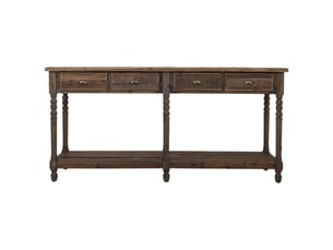 Meuble d'entrée en bois marron 190x50x90,5 cm h