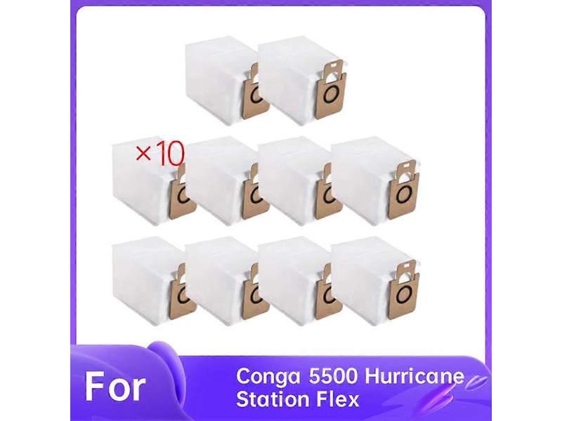  Dust bag for conga 5500 hurricane station flex vacuum cleaner accessories dust bag replacement parts  - Conforama B