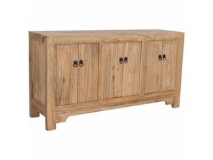 Buffet en bois beige 160x45x84 cm h