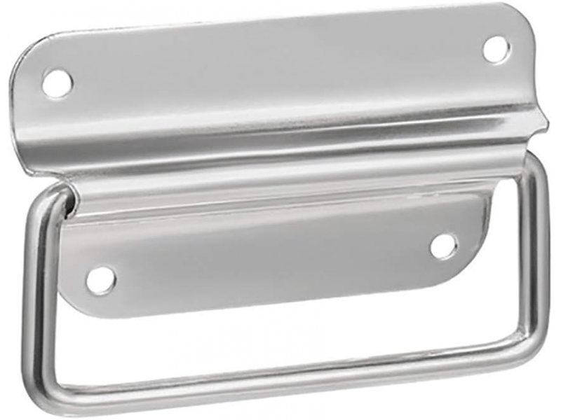  Poignées pliantes en acier inoxydable, poignée de porte en métal, pour boîte à outils et porte d'armoire (4 pièces)  - Conforama B