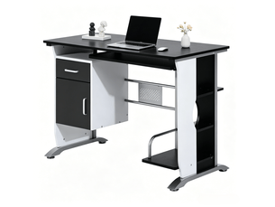 Bureau gaming WISHDOR 100 cm coloris bicolore