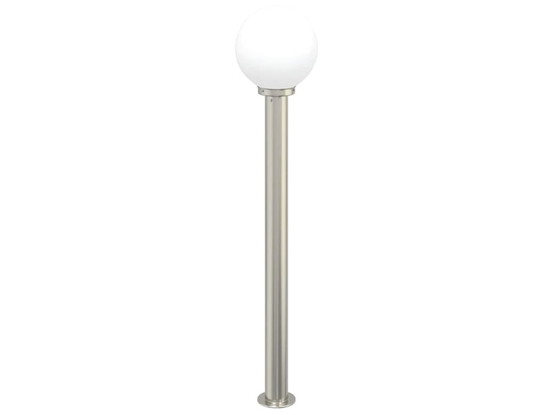 Borne lumineuse, lampadaire 120 cm en acier inoxydable ip44 - Conforama A