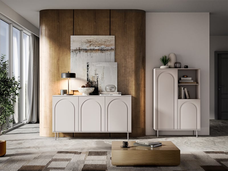  Selsey orvella - buffet à 3 portes - 150 cm - grėge Orvella - Conforama C