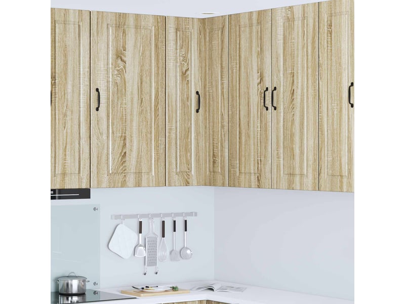  Meuble mural de cuisine, armoire d'angle cuisine porto chêne sonoma 57x57x100cm  - Conforama B