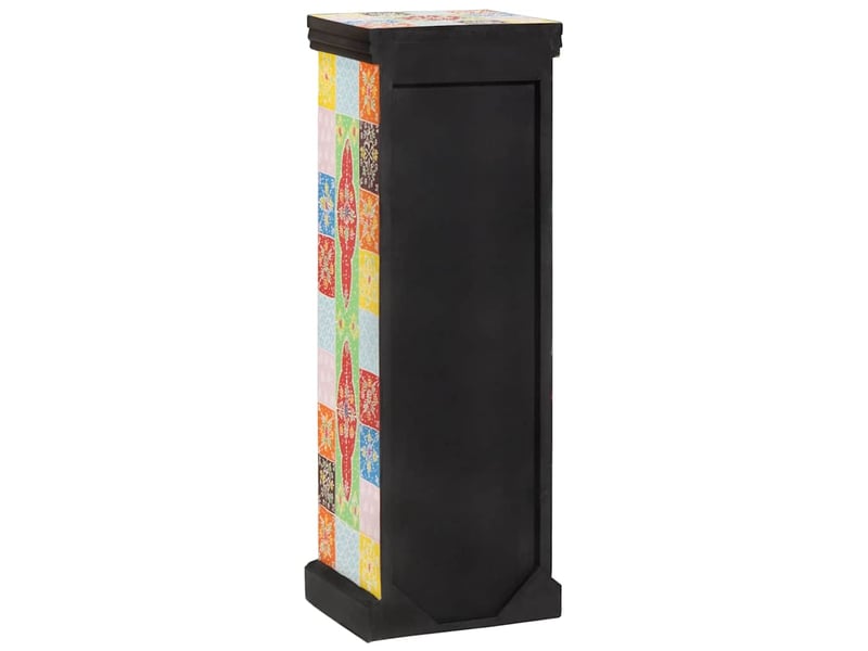  Commode chambre adulte, armoire à tiroirs multicolore 30x30x90 cm bois de mangue massif  - Conforama D