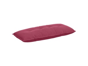 Coussin de dos, coussin de dossier bordeaux 120 x 50 cm tissu en velours côtelé cf54581