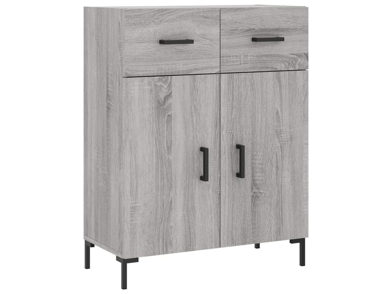  Buffet - bahut - meuble de rangement sonoma gris 69,5x34x90 cm bois d'ingénierie  - Conforama A