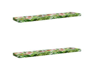 Lot de 2 coussins de banc, coussins d'assise vught 100 % polyester cf57717