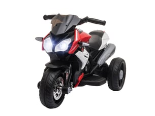 Moto électrique enfant 3 roues 6 v, 3 kmh, effets lumineux et sonores, pour enfants de 3 à 5 ans, charge jusqu'à 25 kg