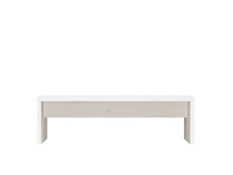  Support de moniteur 50 x 27 x 15 cm bois de pin solide blanc 02_0029209  - Conforama B