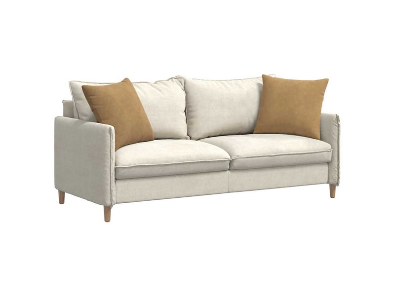  Lot de 2 coussins de canapé, coussins décoratifs marron 50 x 50 cm cf59127  - Conforama C