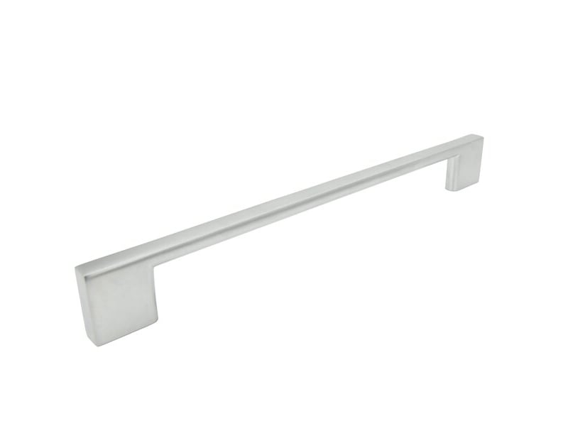 4 unités de poignées métalliques argentées de 256 mm pour meubles - Conforama C