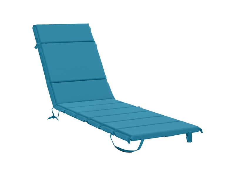 Coussin de transat, coussin pour bain de soleil gemert 100 % polyester bleu clair cf56122 - Conforama A