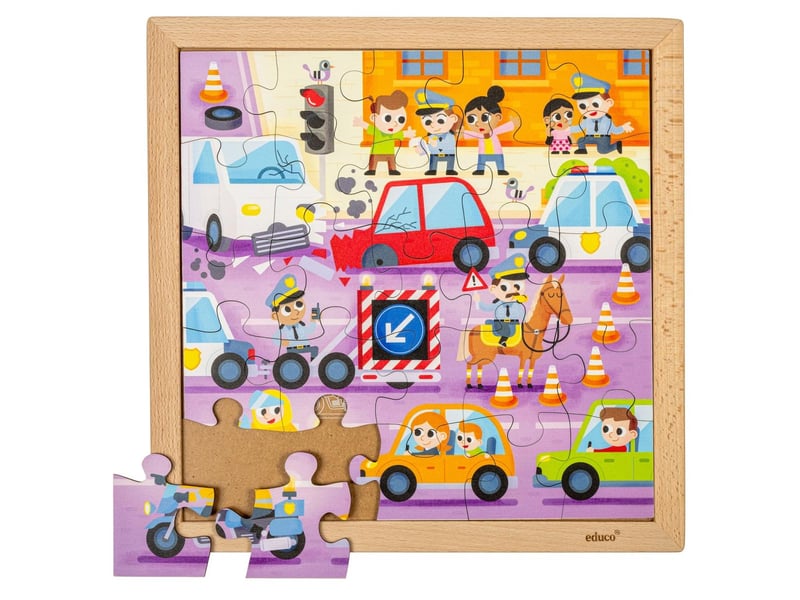 Educo services d'urgence - police  25 pièces de puzzle 8719924067113 - Conforama D