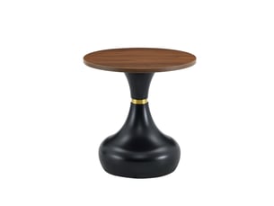 Table basse rond(e) coloris bicolore