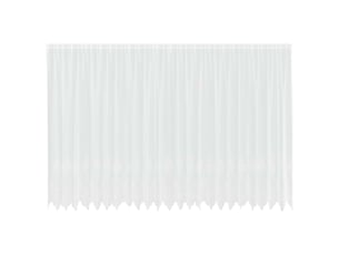 Rideau en dentelle, rideau ajouré, voilage blanc 240 x 600 cm polyester cf43742