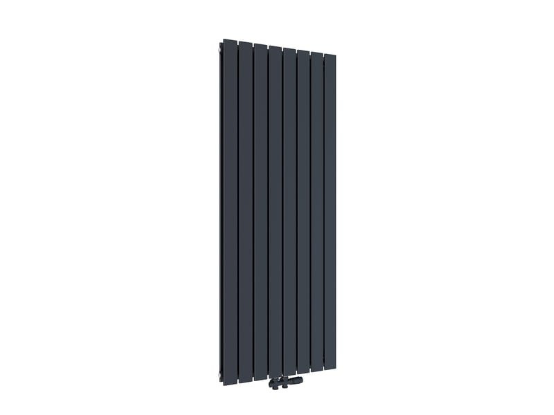 Emke radiateur eau chaude en acier tube plat radiateur mural anthracite 160 x 61,6 cm 1933w double couche - Conforama A