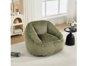 Fauteuil fixe <strong>MODENVIE</strong> <strong></strong> Velours côtelé vert vendu A l'unité