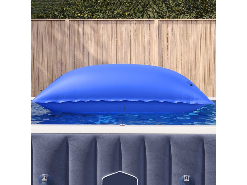 Coussin de piscine d'hiver bleu 380 x 180 x 140 cm pvc cf55511 - Conforama C