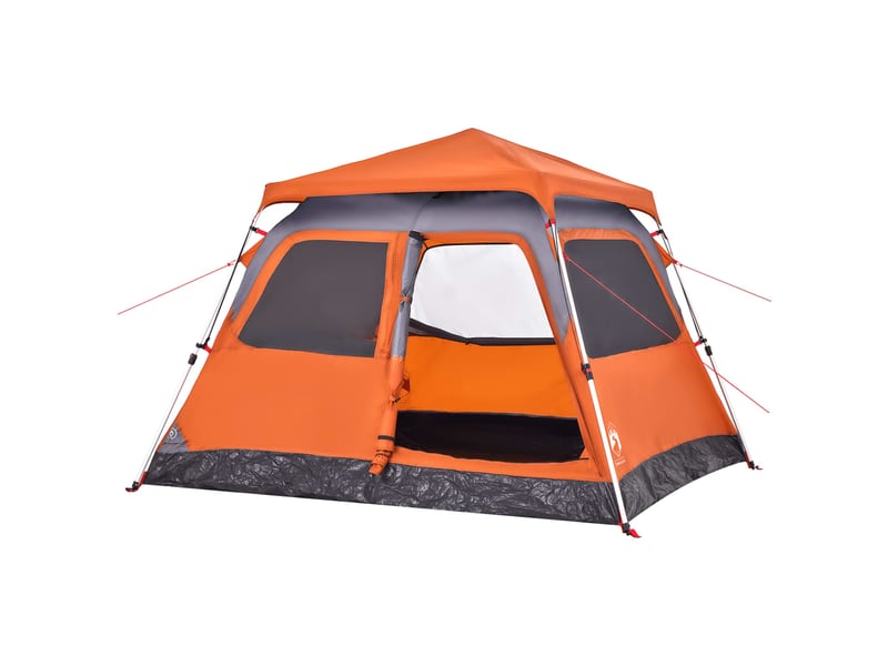  Tente de camping, tente à dôme 4 personnes libération rapide shl63817  - Conforama D