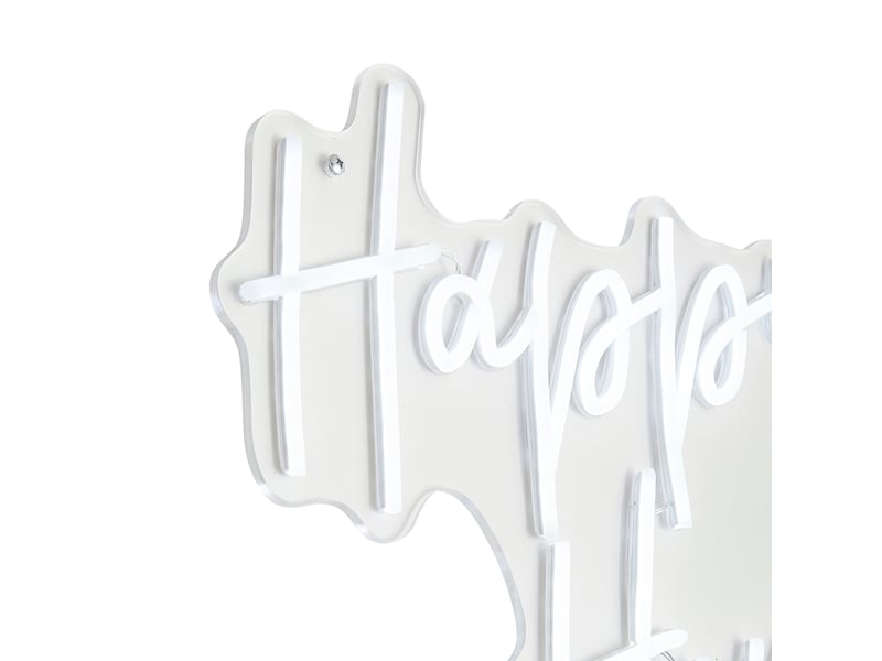  Applique murale néon blanche avec led - happy hour  - Conforama B