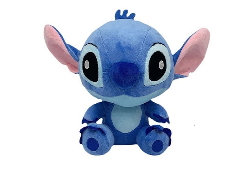  Peluche personnage stitch rick boutick bleue 25 cm  - Conforama A