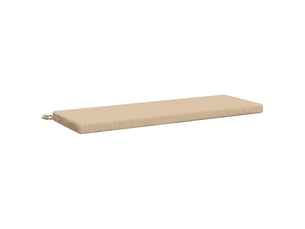 Coussin de banc, coussin d'assise, coussin de canapé soest 100 % polyester crème 100 x 40 x 5 cm cf53194