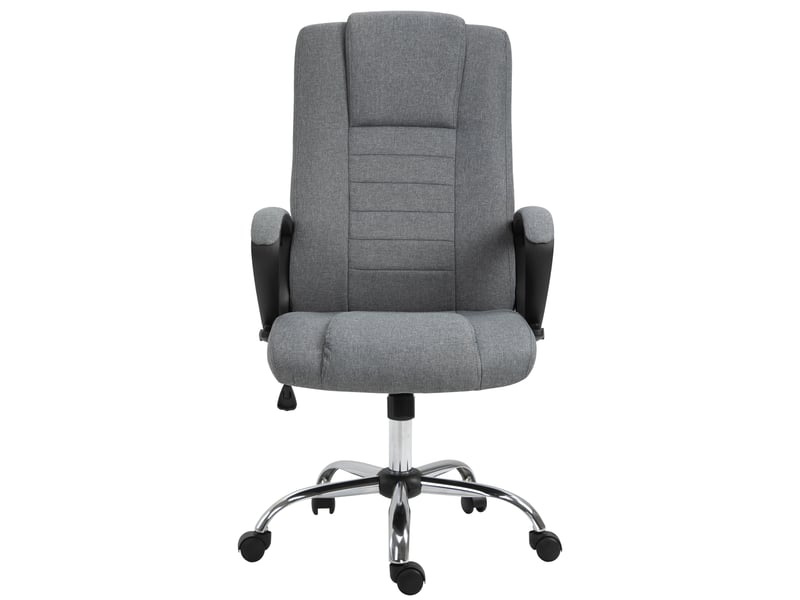  Fauteuil de bureau ergonomique de style présidentiel, réglable en hauteur et en inclinaison, 62 x 76 x 110-119 cm  - Conforama B
