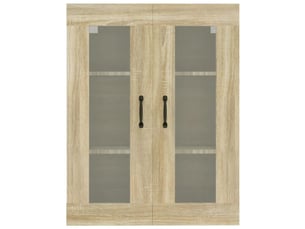 Armoire murale suspendue bois d'ingénierie rangement polyvalent 69 x 34 x 90 cm en chêne sonoma 02_0048025