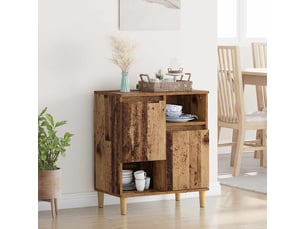Buffet - bahut - meuble de rangement bois ancien 35 x 60 x 70 cm bois d'ingénierie