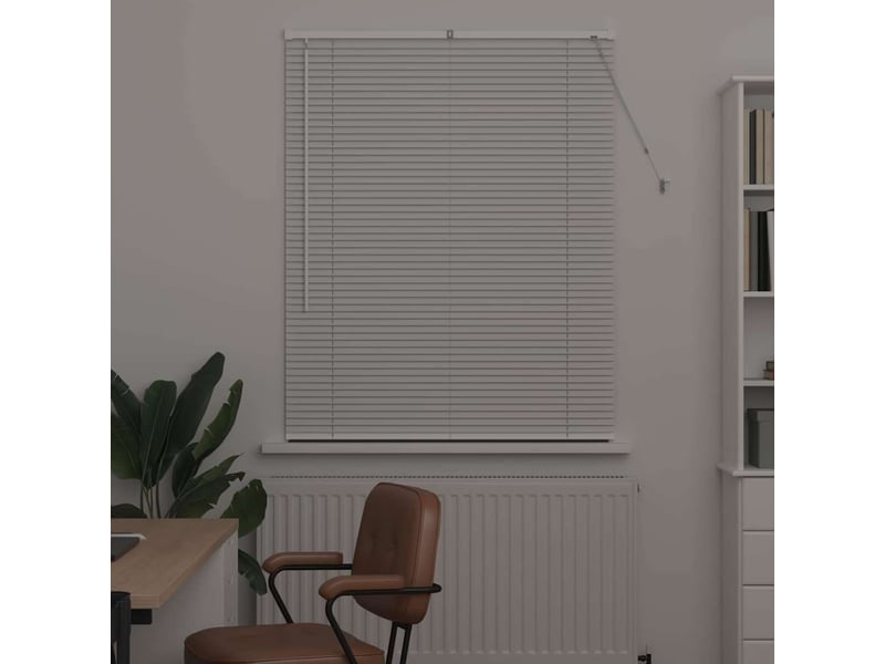  Store vénitien, store de fenêtre blanc 130 x 105 cm 25 mm aluminium cf47698  - Conforama C