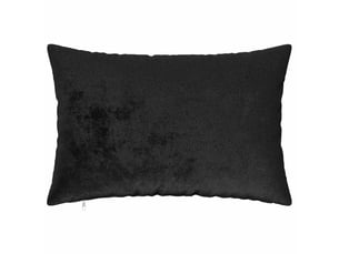 Lot de 6 housses de coussin heerlen noir 50 x 80 cm flanelle cf49933