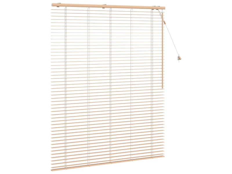Store vénitien, store de fenêtre aspect chêne 140 x 160 cm 35 mm cf47629 - Conforama C