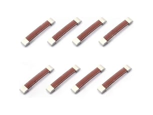 Lot de 8 poignées pour tiroir et armoire en métal‑cuir, accessoire de décoration de meuble