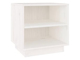 Table de chevet - cabinet de chevet - table de nuit blanc 40x34x40 cm bois de pin solide