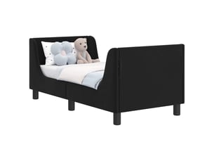 Lit simple 70x140 cm    coloris noir