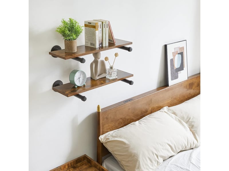 Crochets muraux lot de 4 tringle à vêtement murale 30cm, métal portant à industriel, multifonctionnelle barrepour chambre à coucher, salle de bain, noir - Conforama D