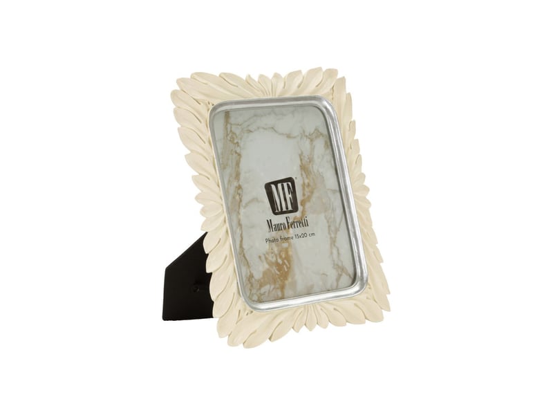  Cadre photo pétales petalina 15x20cm crème  - Conforama A