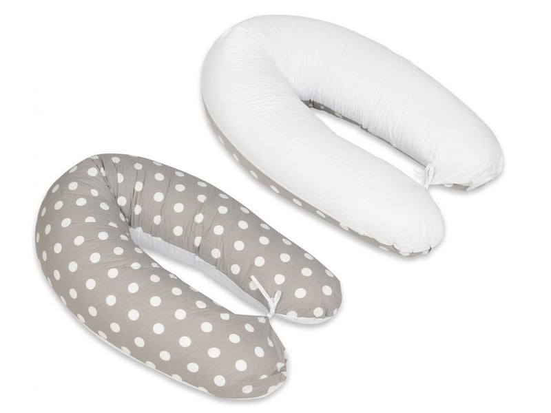  Coussin maternité prepost natal usages multiples pois de gris 4200131.1 - Conforama A