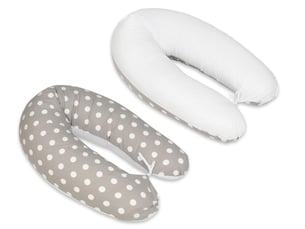 Coussin maternité prepost natal usages multiples pois de gris